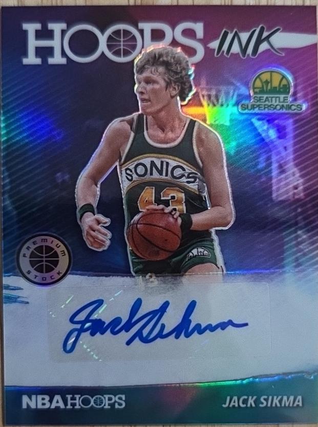 Jack Sikma #HI-JSI 2019 Panini Hoops Premium Stock Hoops Ink Basketball