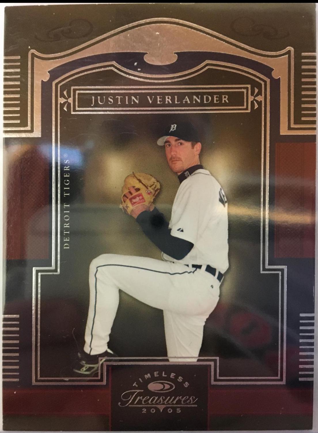 Justin Verlander #59 Baseball Cards 2005 Donruss Timeless Treasures