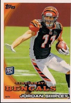 Jordan Shipley #109 Football Cards 2010 Topps