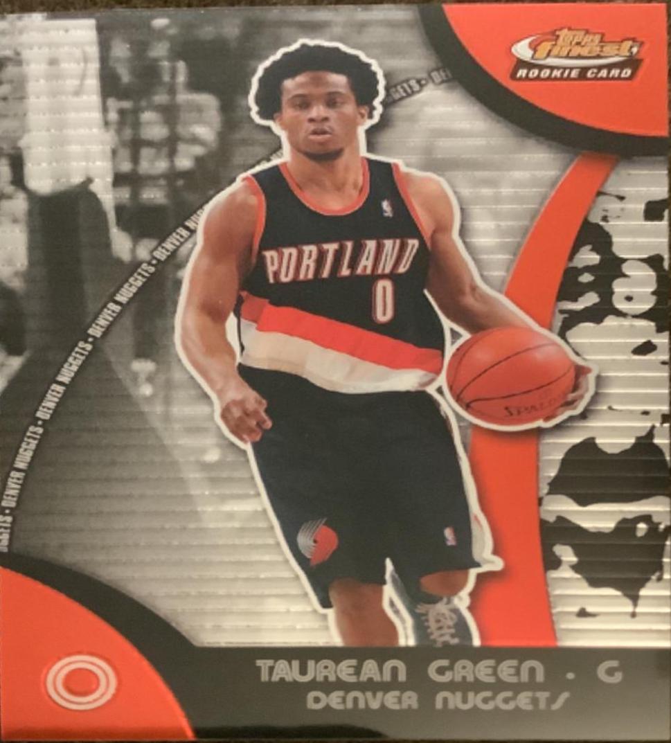 Taurean Green #59 Basketball Cards 2007 Finest