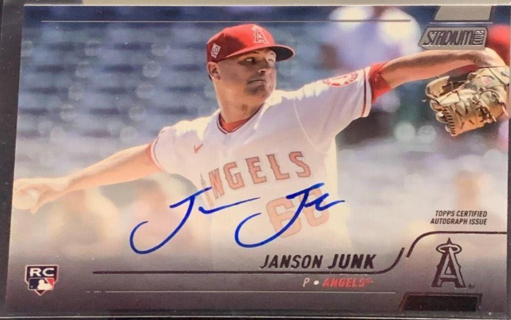 Janson Junk #SCBA-JJ Baseball Cards 2022 Stadium Club Autographs