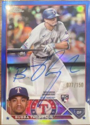 Bubba Thompson [Blue] #RA-BTH