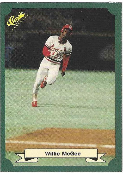 Woillie McGee #31 1987 Classic MLB Game