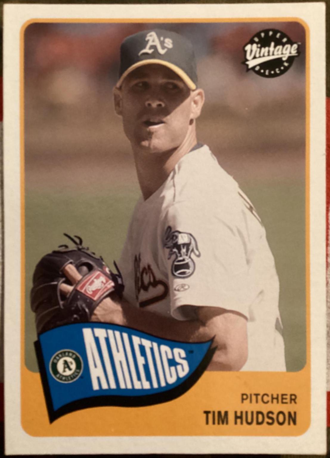 Tim Hudson #15 Baseball Cards 2003 Upper Deck Vintage
