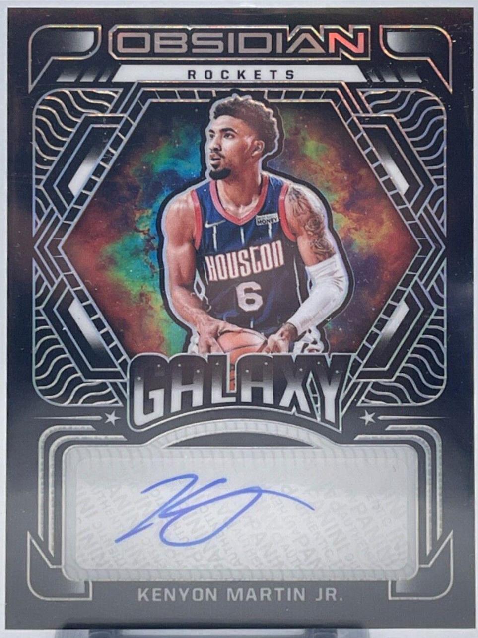 Kenyon Martin Jr #GA-KMJ 2021-22 Panini Obsidian Basketball Galaxy Autographs
