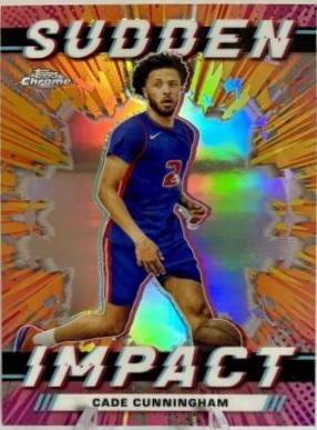 Cade Cunningham [Orange Basketball Refractor] #SI-13