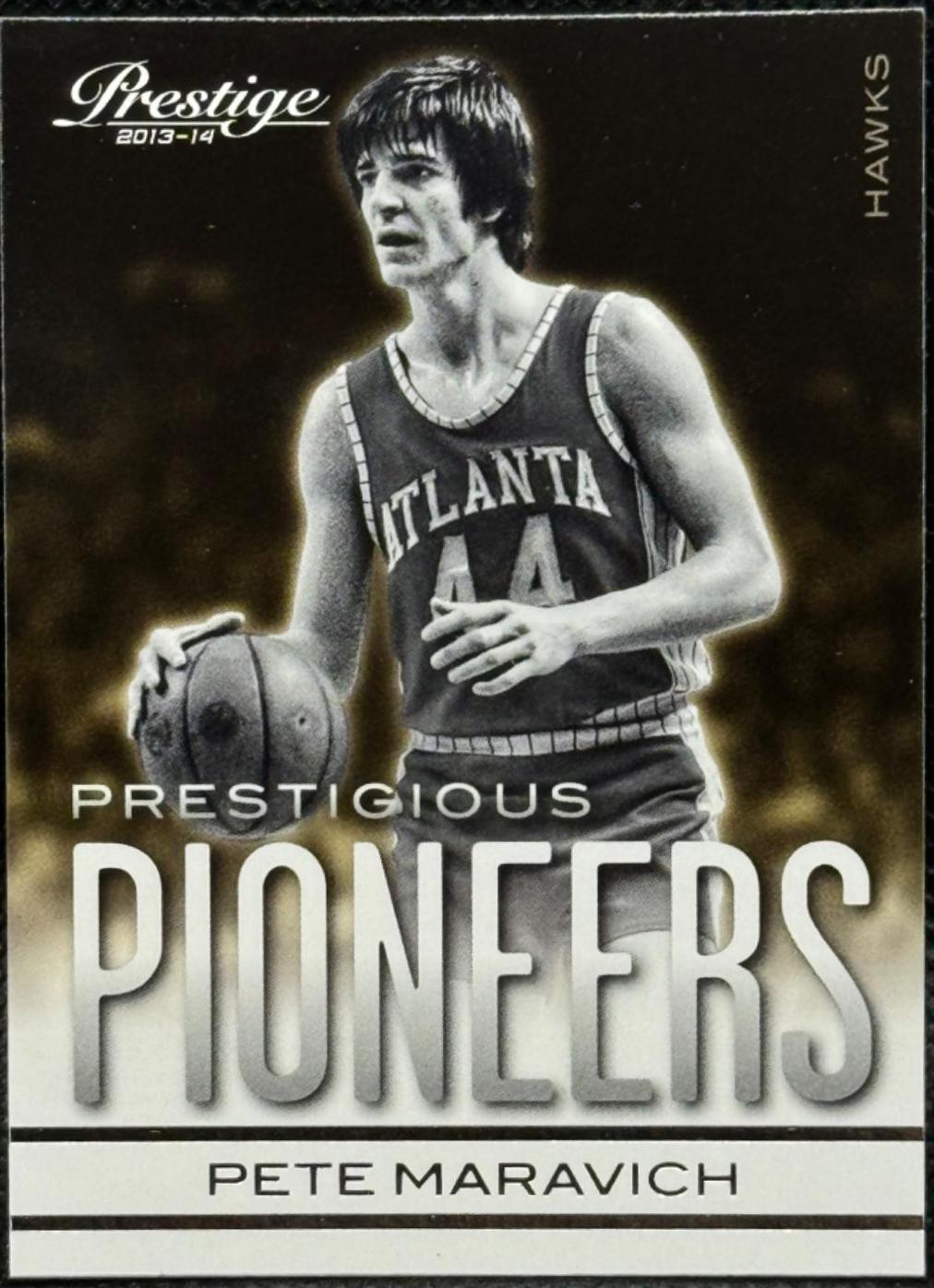 Pete Maravich #10 Basketball Cards 2013 Panini Prestige Prestigious Pioneers