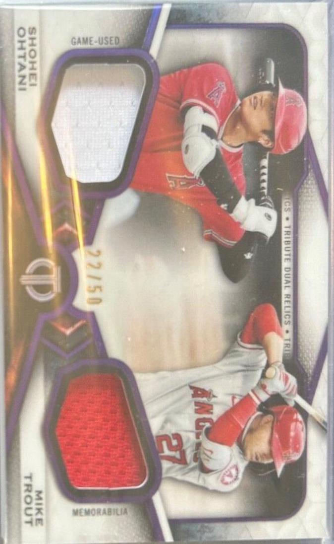 Mike Trout, Aaron Judge [Purple] #DR2-TJ