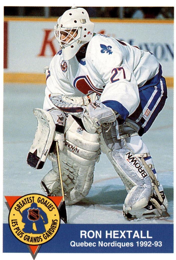 Ron Hextall #4 1993 High Liner Greatest Goalies Hockey