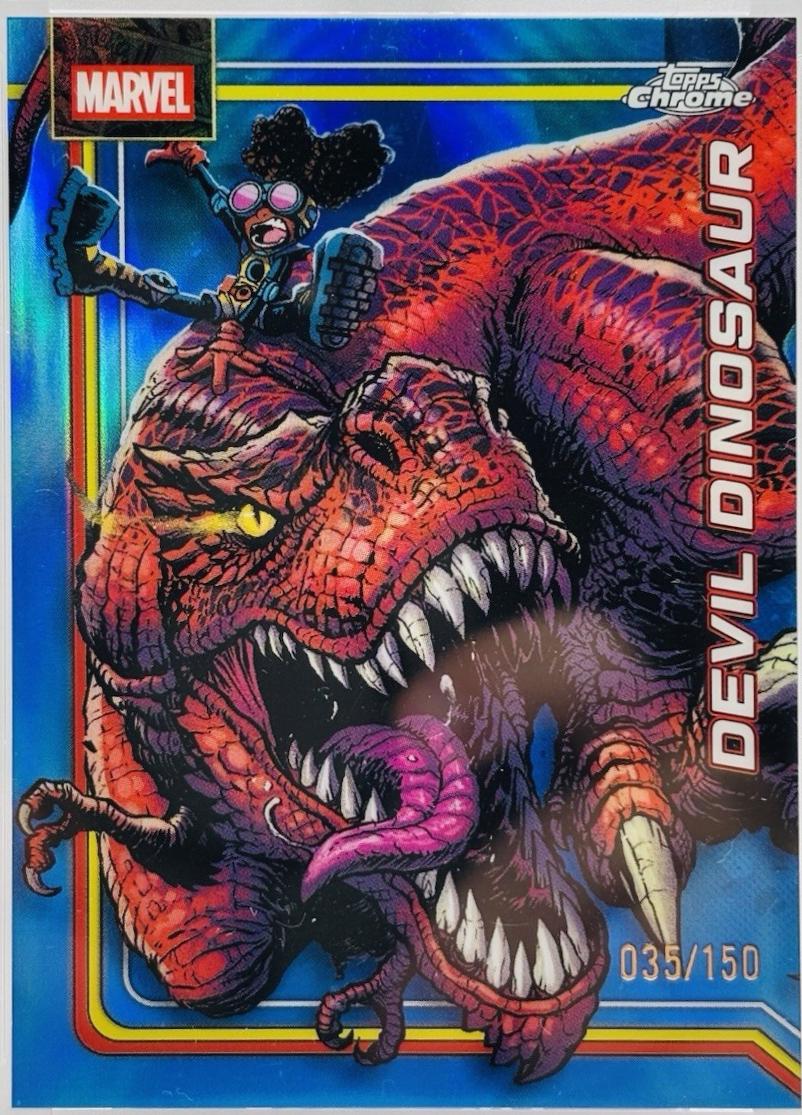 Devil Dinosaur Blue Refractor