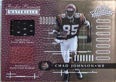 Chad Johnson #172 2001 Playoff Absolute Memorabilia Football