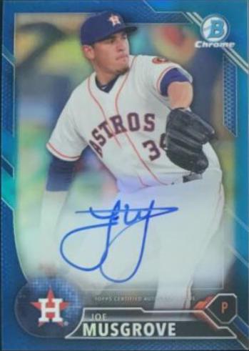 Joe Musgrove [Blue Refractor] #CPA-JMU