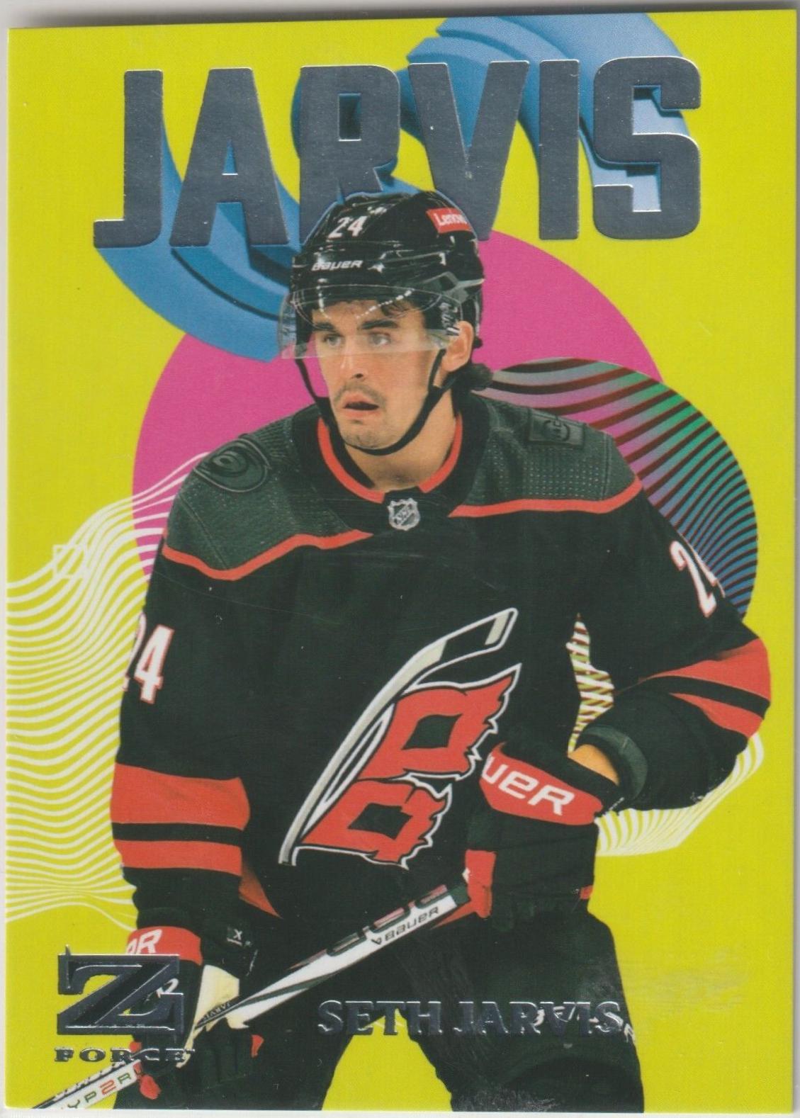 Seth Jarvis #40 2023 Skybox Metal Universe Z Force Hockey