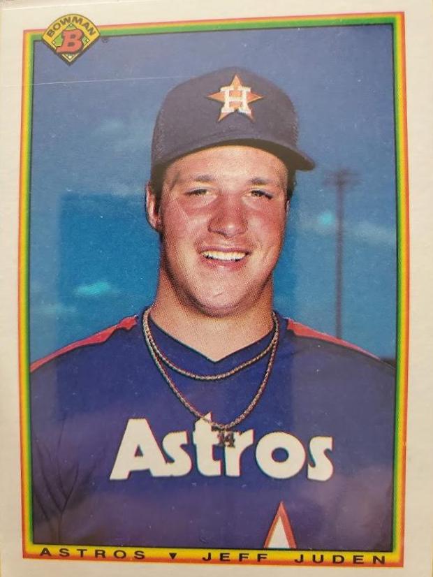 Jeff Juden #64 Baseball Cards 1990 Bowman