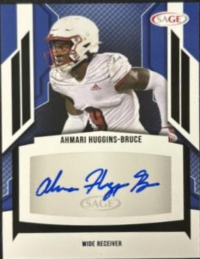 Ahmari Huggins-Bruce #A-AHB Football Cards 2024 Sage HIT Autographs