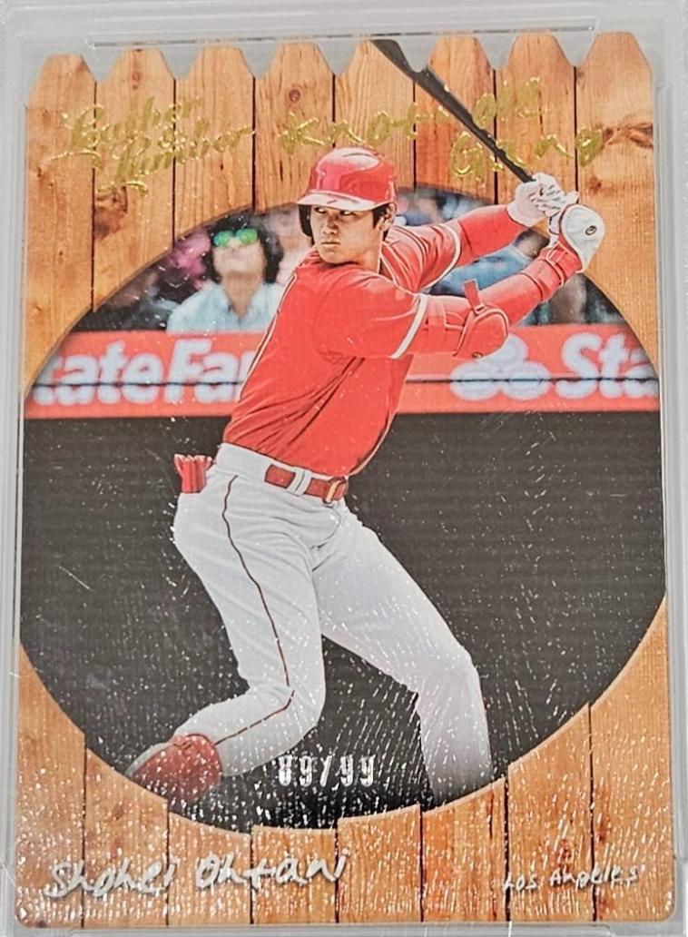 Shohei Ohtani #KHG-2 Baseball Cards 2019 Panini Leather & Lumber Knothole Gang