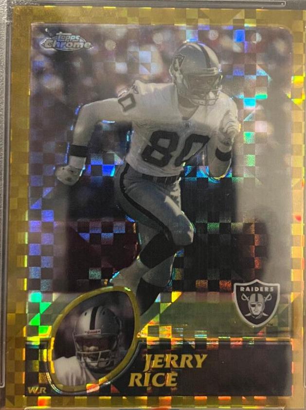 Jerry Rice [Gold Xfractor] #122