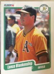 Lance Blankenship #1 Baseball Cards 1990 Fleer Canadian