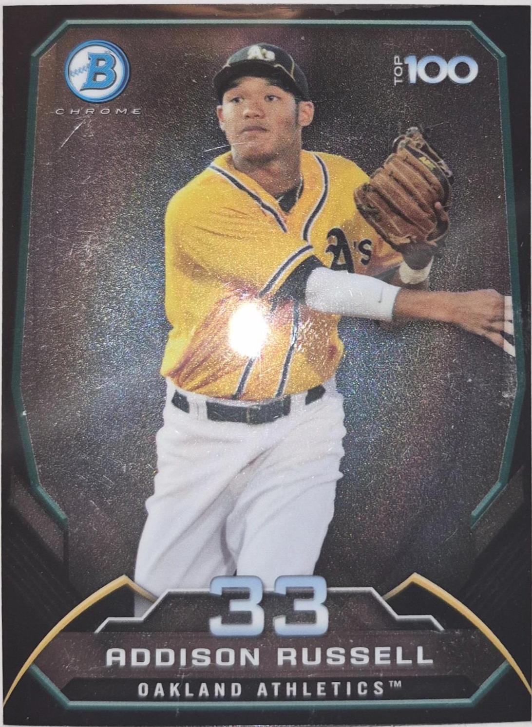 Addison Russell #BTP-33 2014 Bowman Baseball Top 100 Prospects