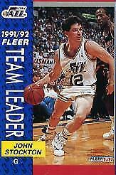 John Stockton #397 Basketball Cards 1991 Fleer