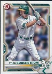 Tyler Soderstrom #15 Baseball Cards 2021 Bowman Draft Prices