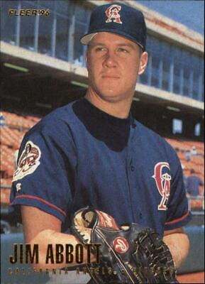Jim Abbott #40 Baseball Cards 1996 Fleer