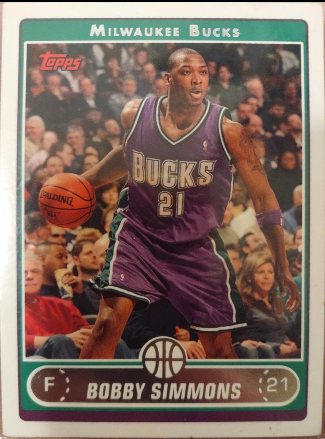 Bobby Simmons #62 Basketball Cards 2006 Topps