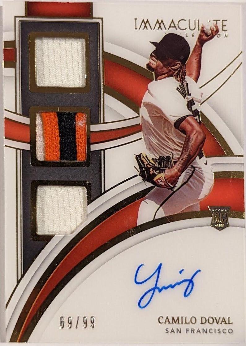 Camilo Doval #153 2022 Panini Immaculate Baseball