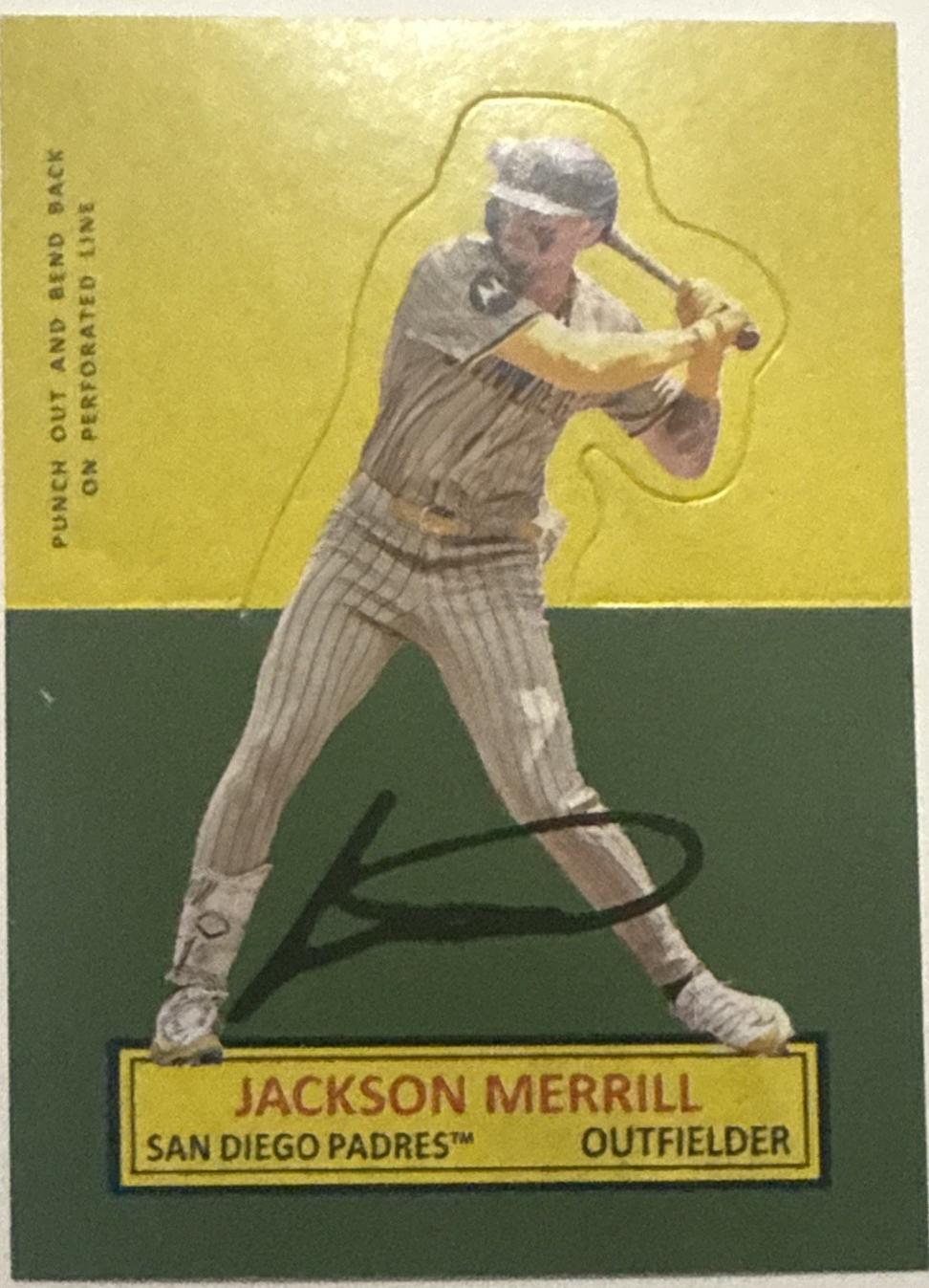 2025 Topps Archives 1964 Topps Stand-Ups Jackson Merrill #64SU-19 card