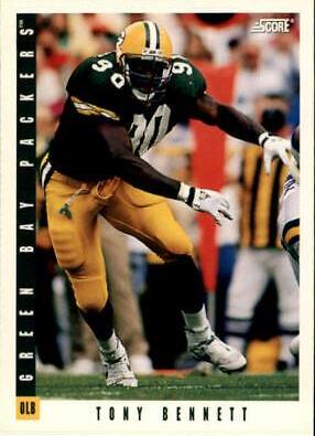 Tony Bennett #140 Football Cards 1993 Panini Score