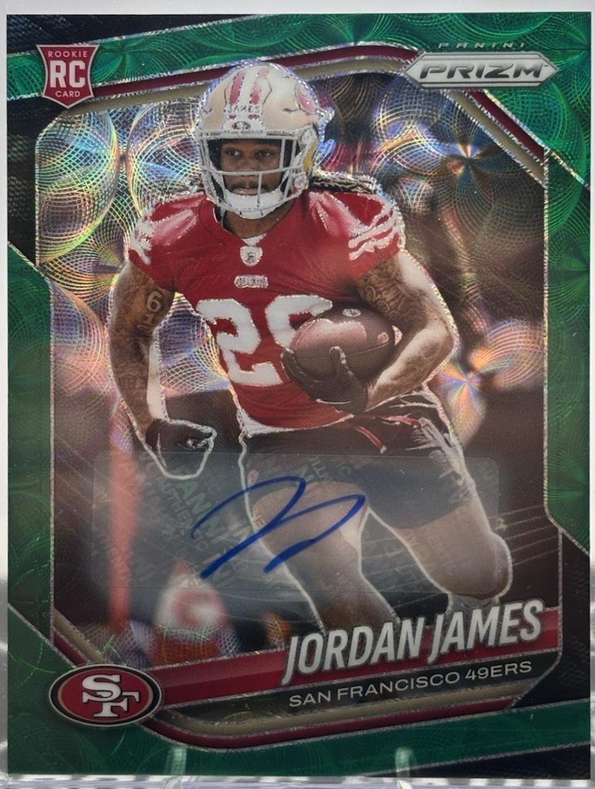 Jordan James [Autograph Green Shimmer] #323