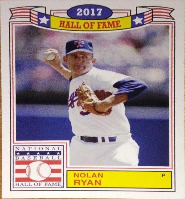 Nolan Ryan #6 Baseball Cards 2017 Topps Throwback Thursday