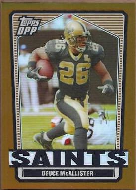 Deuce McAllister [Chrome Bronze Refractor] #45