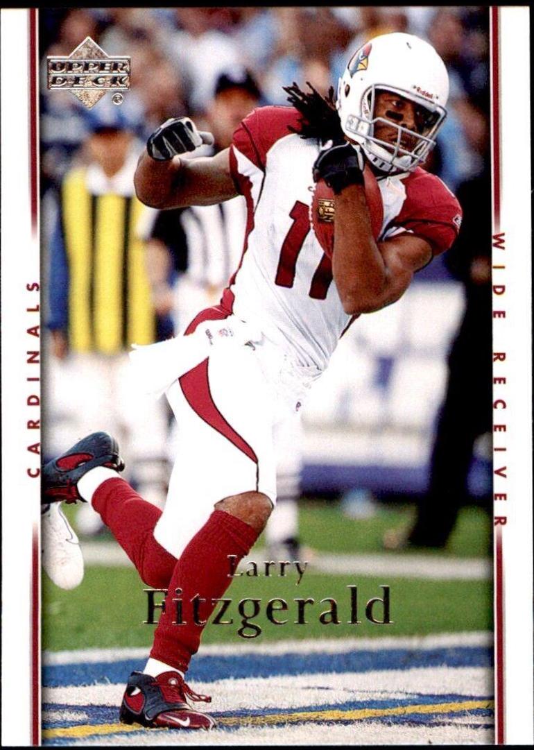 Larry Fitzgerald #4 Football Cards 2007 Upper Deck