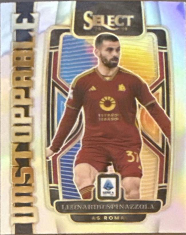 Leonardo Spinazzola #24 2023 Panini Select Serie A Unstoppable