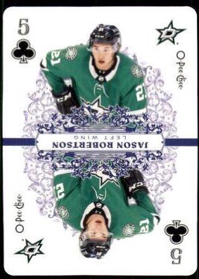 Jason Robertson #5 Hockey Cards 2022 O Pee Chee Playing Cards