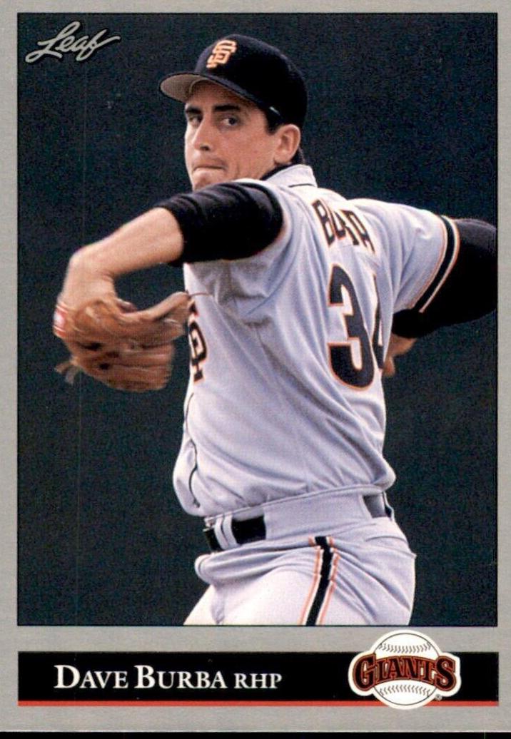 Dave Burba #471 Baseball Cards 1992 Leaf