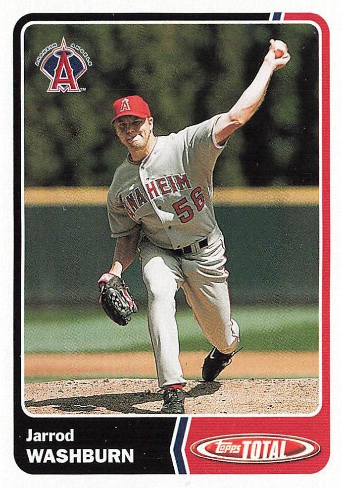 Jarrod Washburn #757 2003 Topps Total Baseball