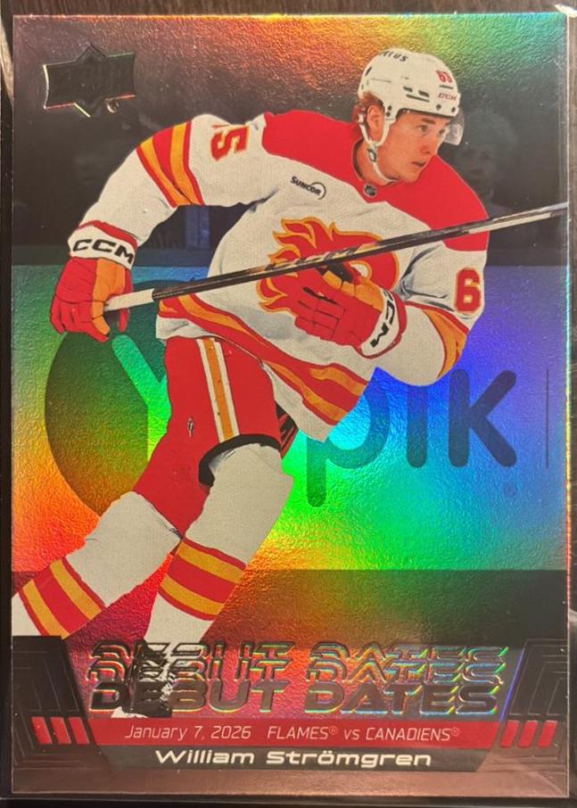 William Stromgren #DD-17 2026 Upper Deck Debut Dates Hockey