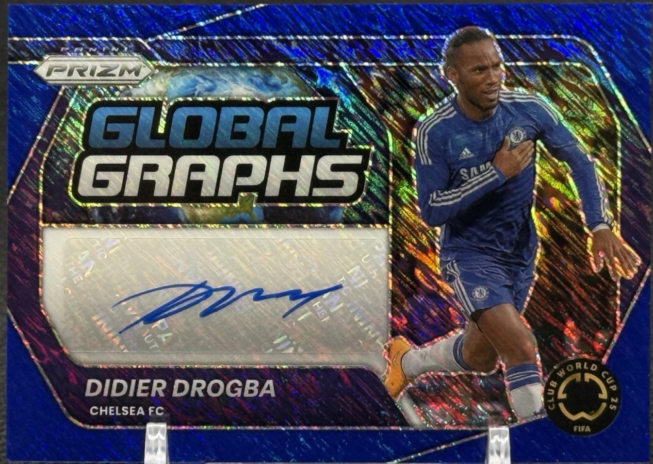 Didier Drogba [Blue Shimmer] #GG-DD Prices | 2025 Panini Prizm FIFA ...
