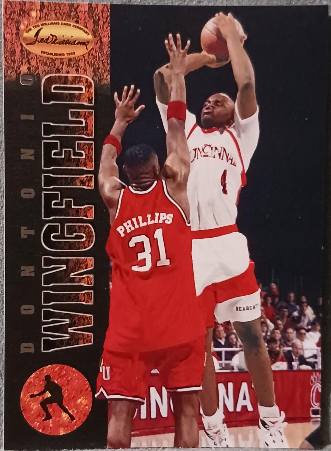 Dontonio Wingfield #78 Basketball Cards 1994 Classic Ted Williams