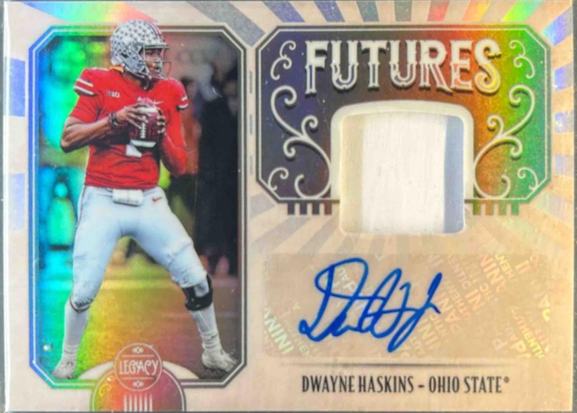 Dwayne Haskins #FP-DH 2019 Panini Legacy Football Futures Patch Autographs
