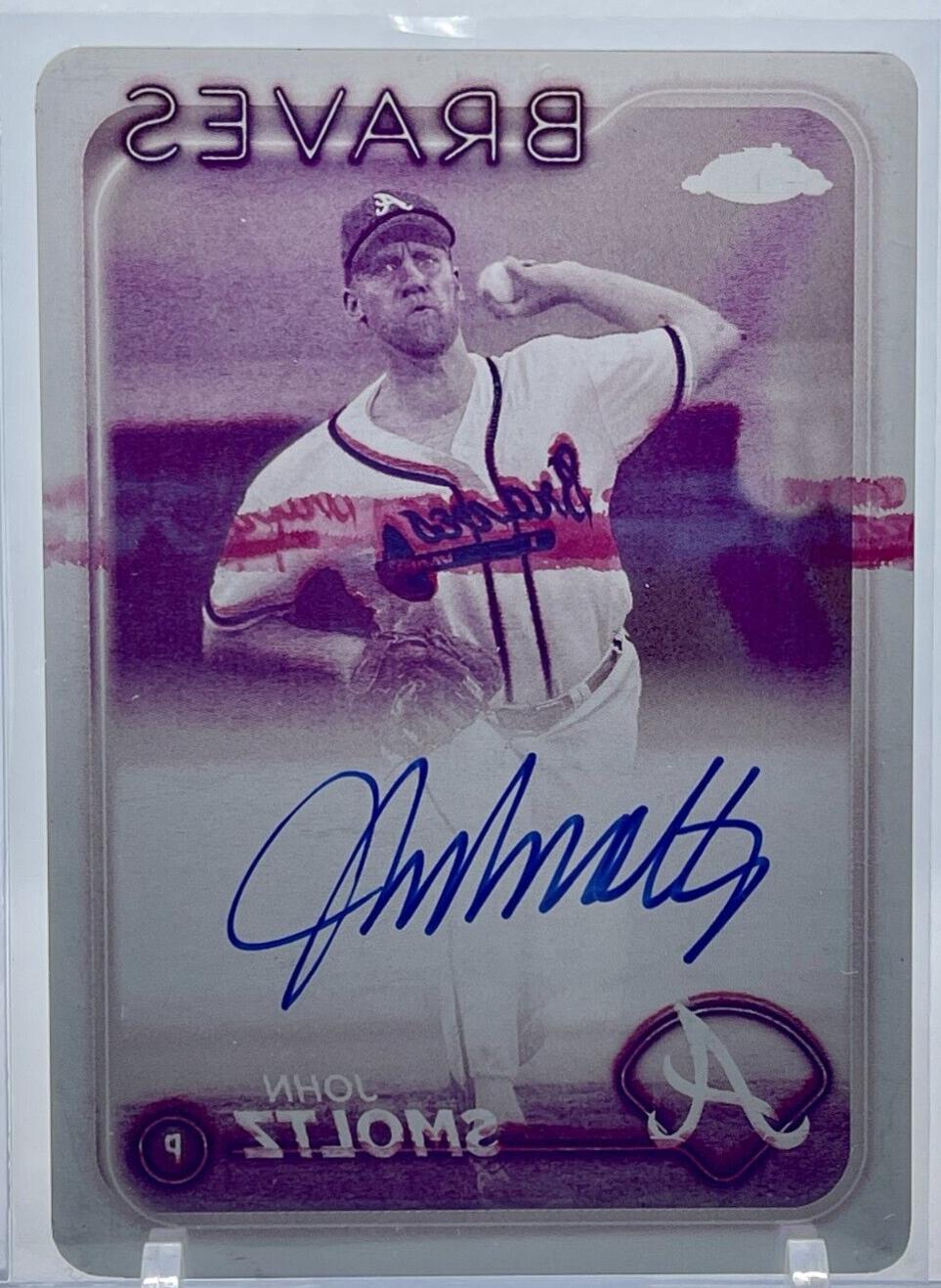 John Smoltz [Printing Plate] #CLA-JS