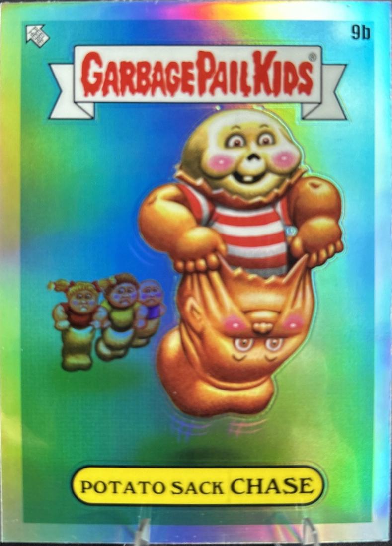 Potato Sack Chase #9b 2024 Garbage Pail Kids Chrome Contests of Losers
