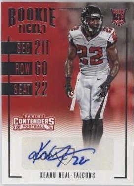 Keanu Neal #107 2016 Panini Contenders Football