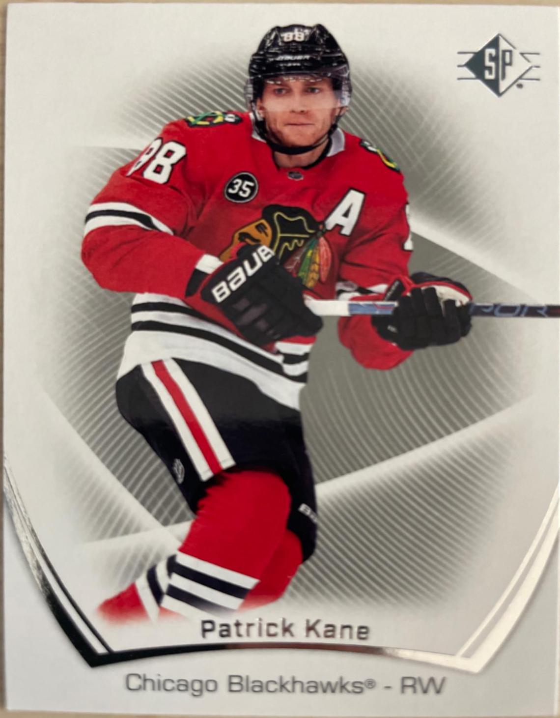 Patrick Kane #6 Hockey Cards 2021 SP
