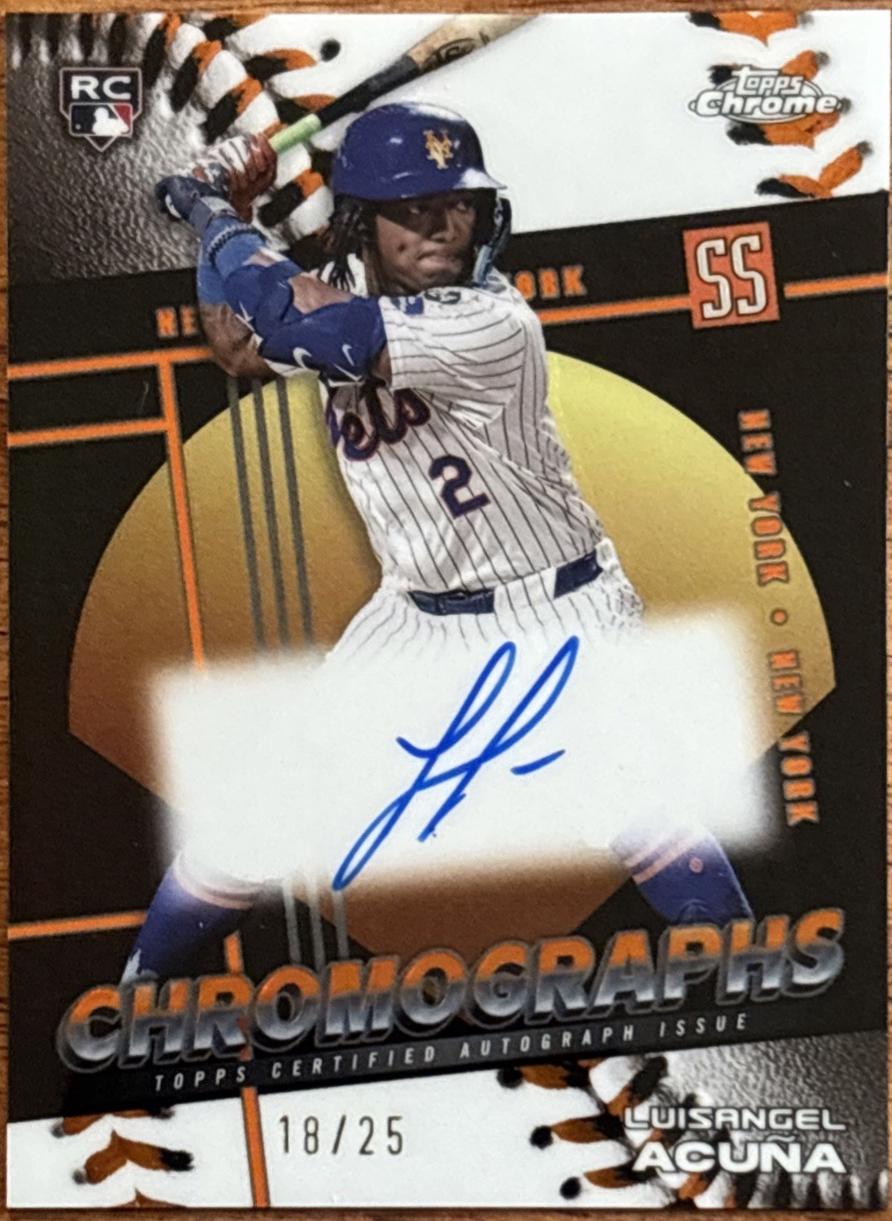 Luisangel Acuna [Orange Refractor] #CHR-LA