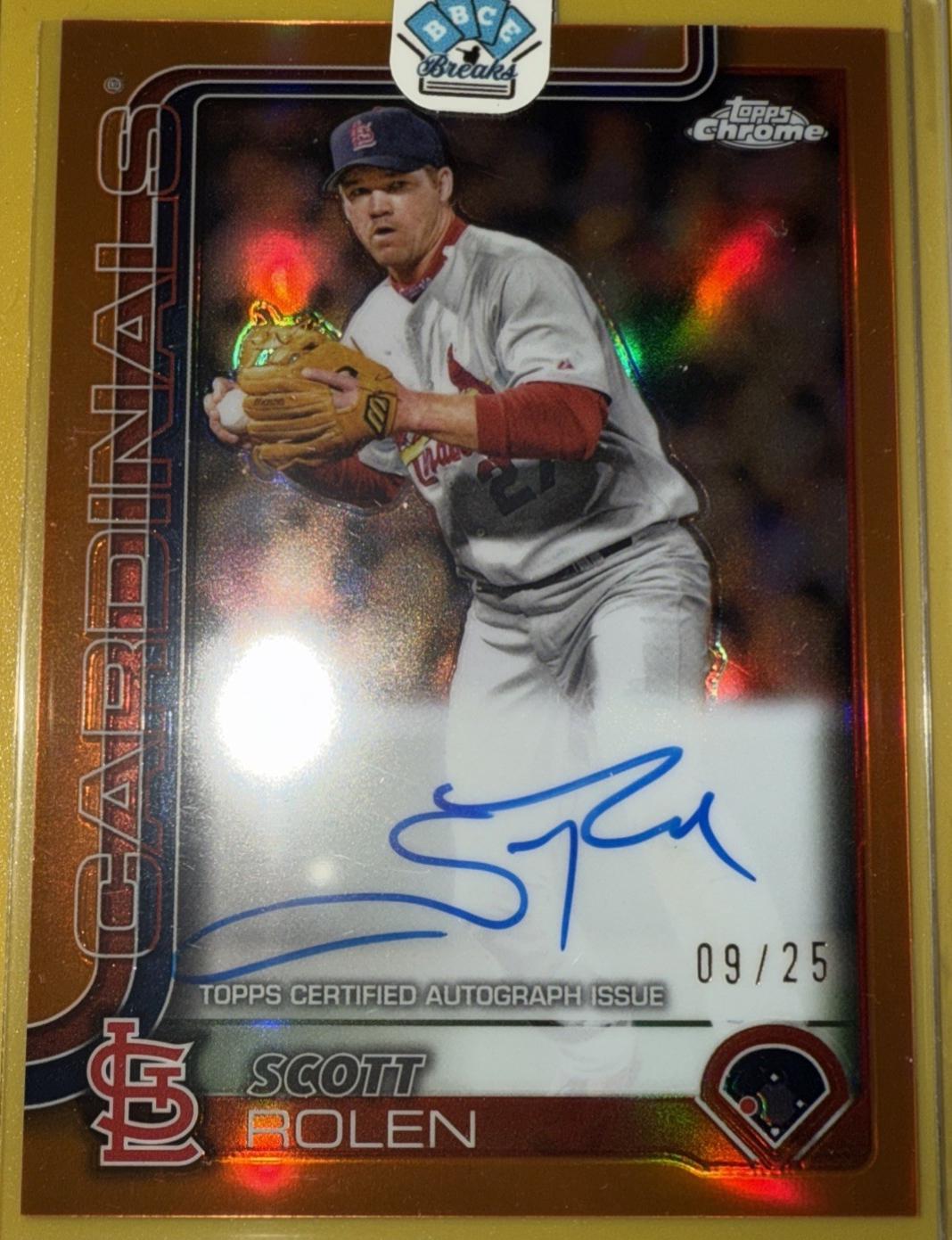 Scott Rolen [Orange Refractor] #CLA-SR
