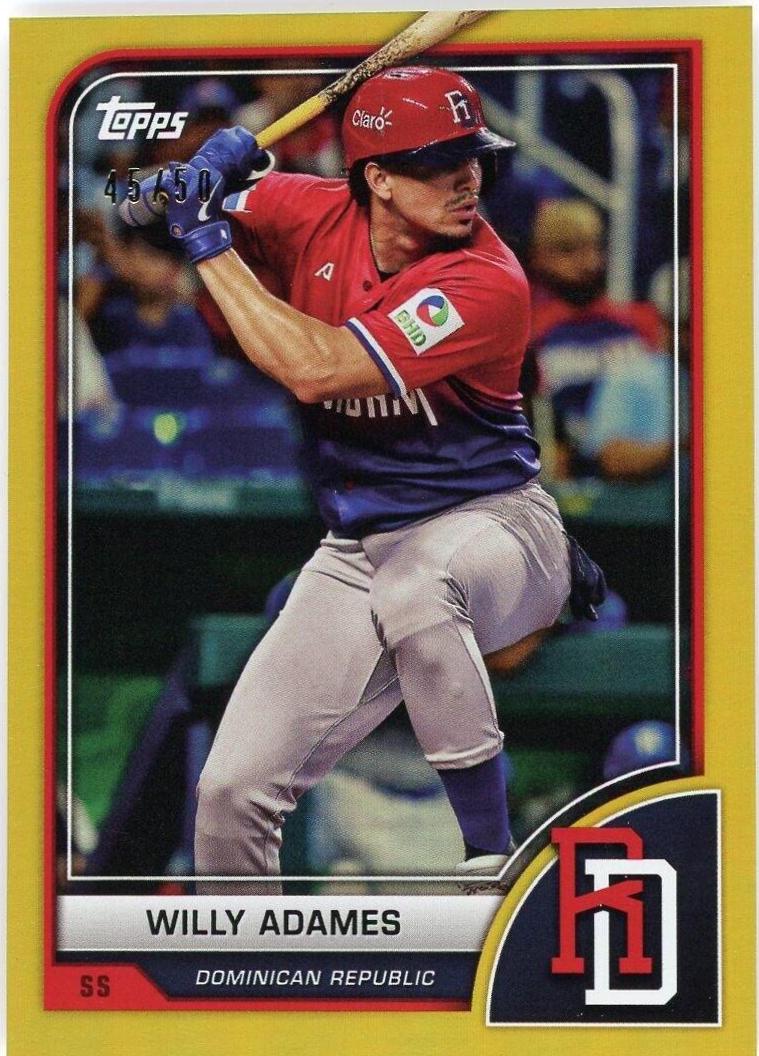 Willy Adames [Gold Rainbow] #60