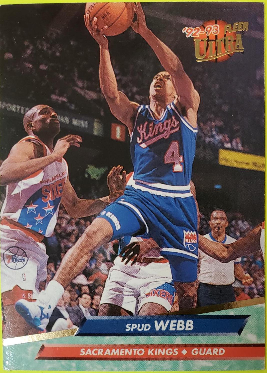 Spud Webb #161 Basketball Cards 1992 Ultra